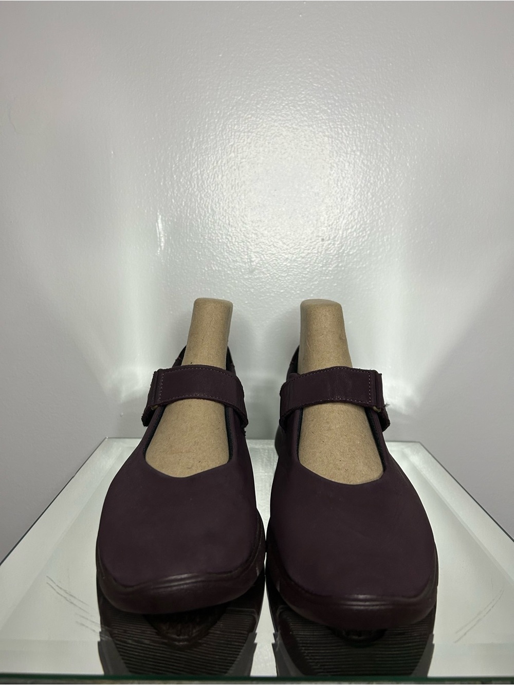 AROCOPEDICO Purple Mary Jane Slip on Adaptive Vegan Sneake